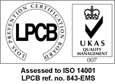 LPCB - assess to ISO 14001